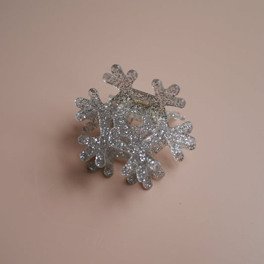 法國Coucou Suzette 雪花造型爪夾 Snowflake Hair Claw