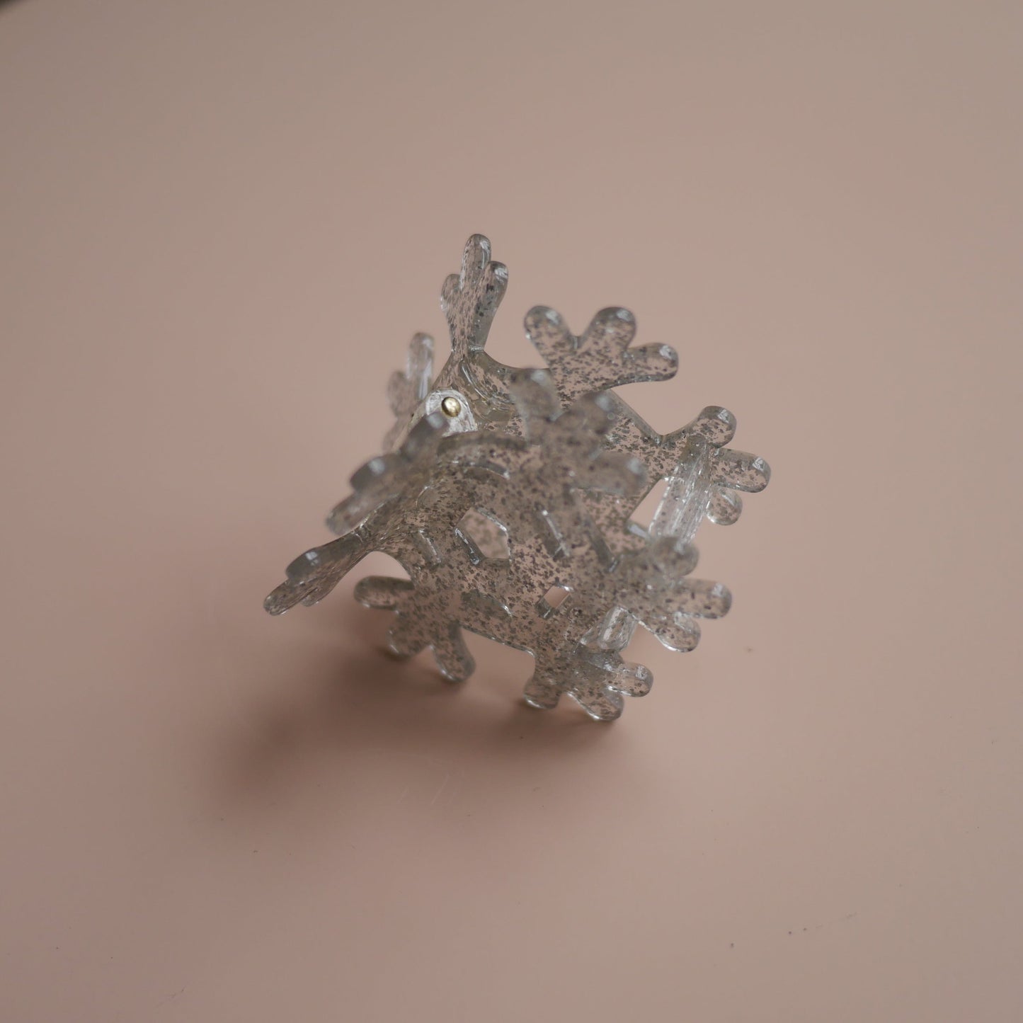 法國Coucou Suzette 雪花造型爪夾 Snowflake Hair Claw