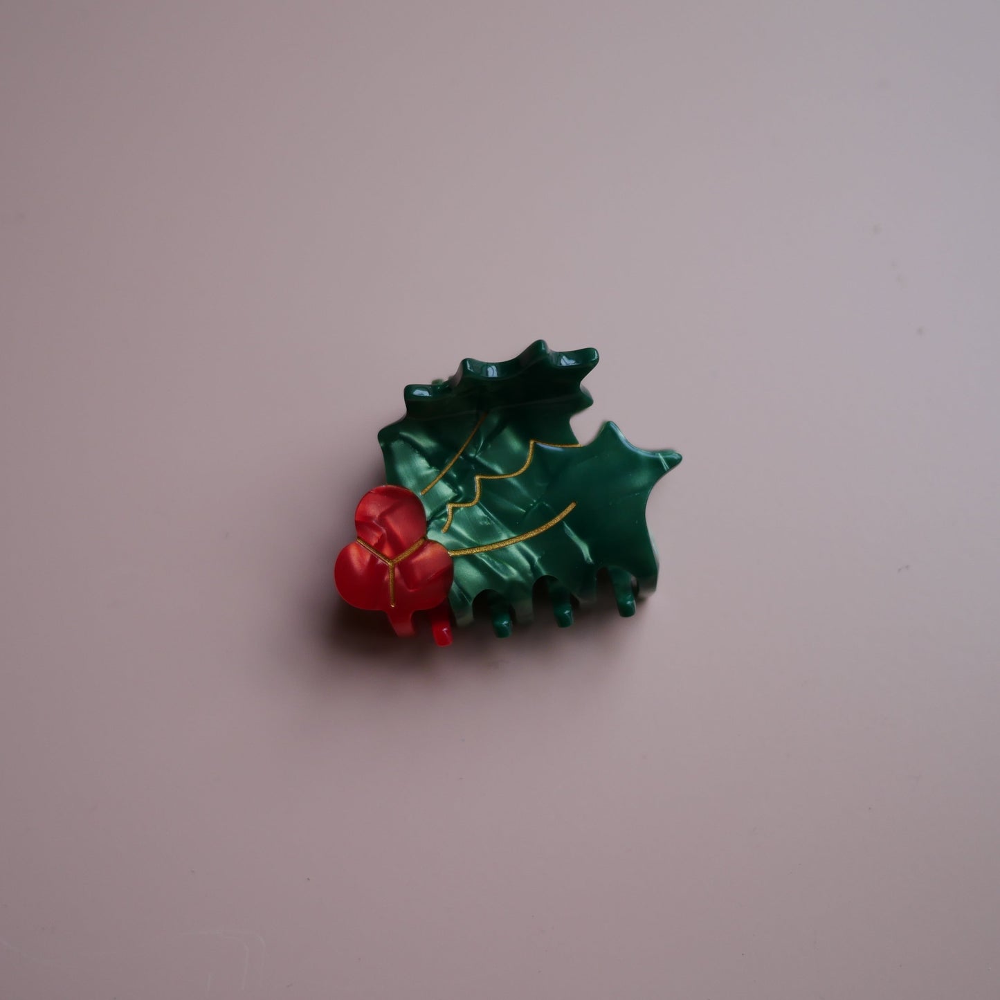 法國Coucou Suzette 冬青迷你爪夾 Holly Mini Hair Claw