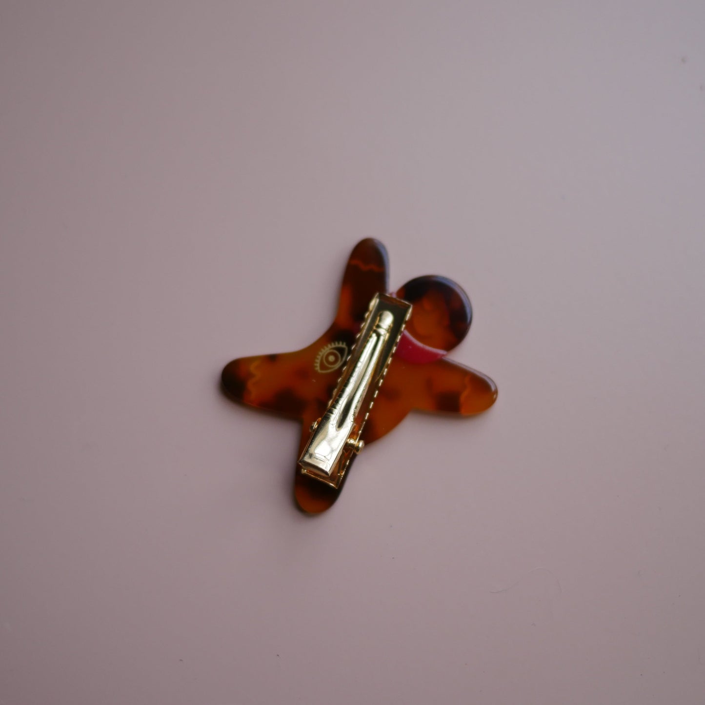 法國Coucou Suzette 薑餅人髮夾 Gingerman Hair Clip
