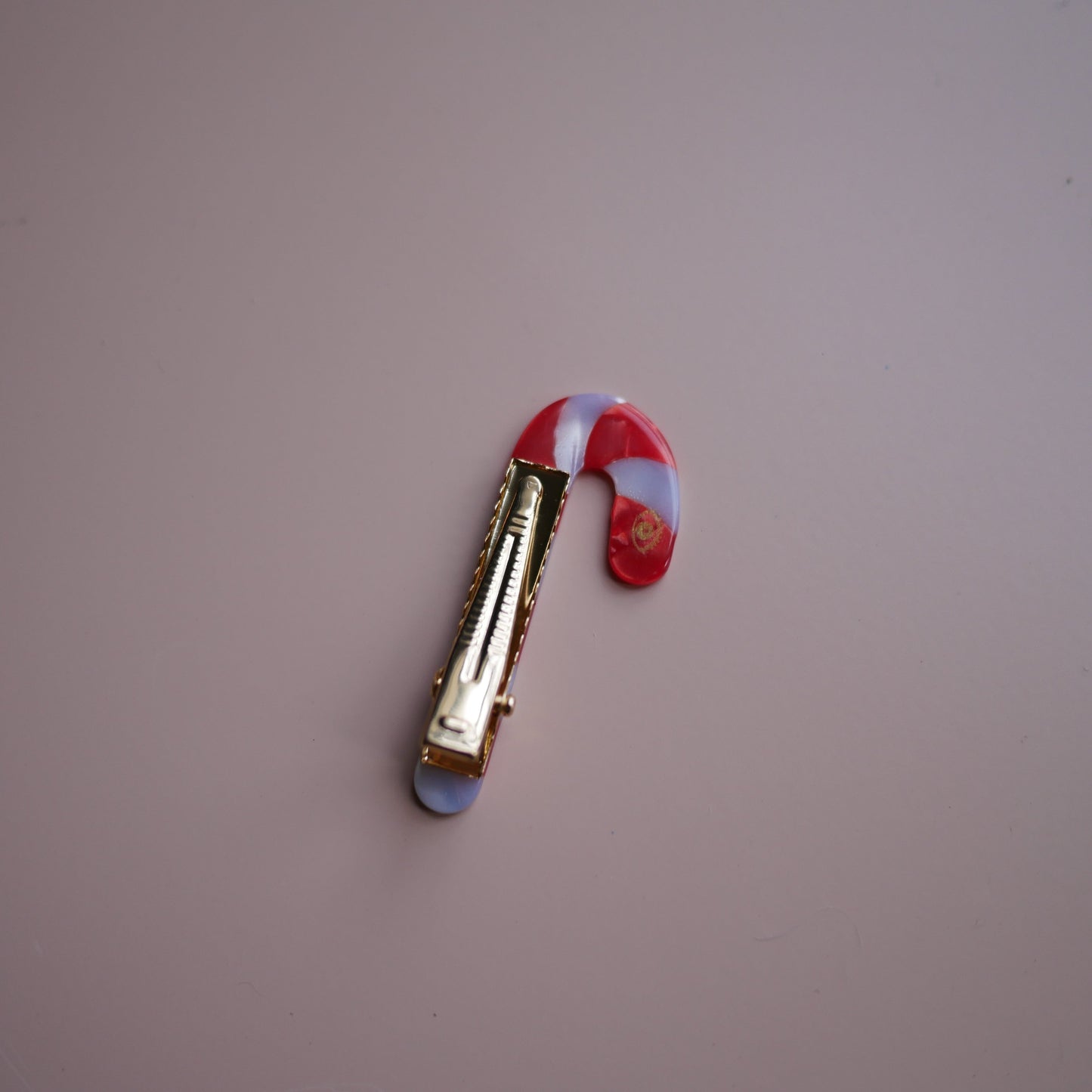 法國Coucou Suzette 拐杖糖髮夾 Candy Cane Hair Clip