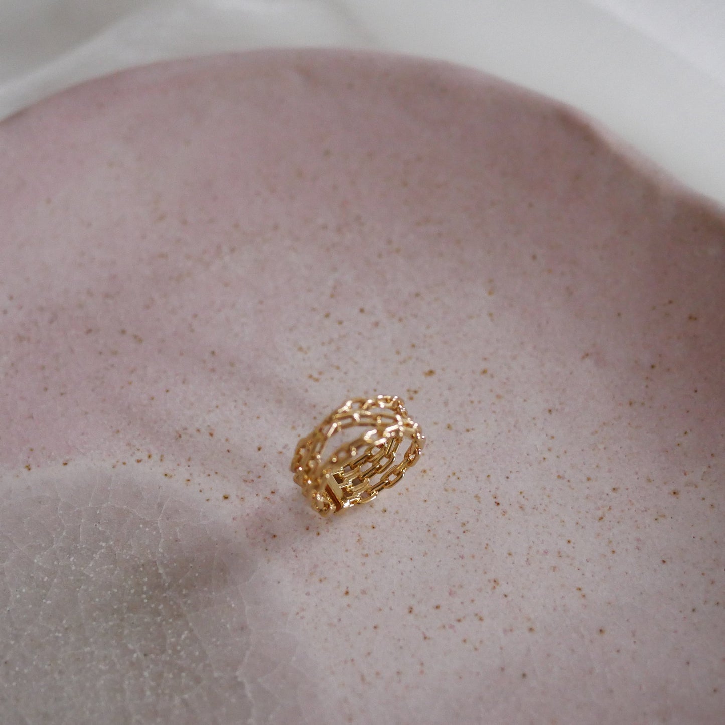 Vera多層鎖鏈戒指