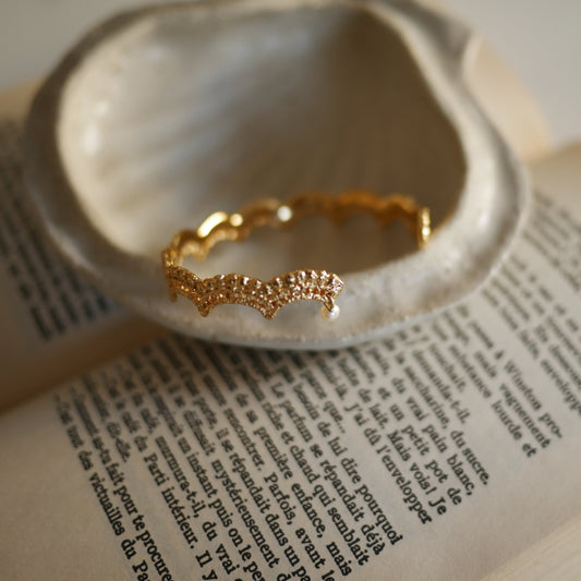 Lace wave 034迷你珍珠蕾絲手環