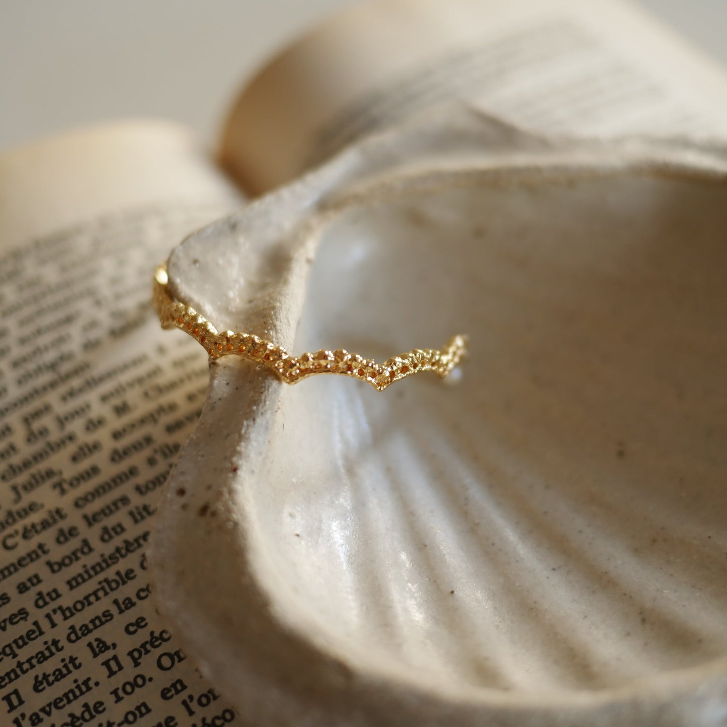 Lace small wave 191迷你珍珠蕾絲手環