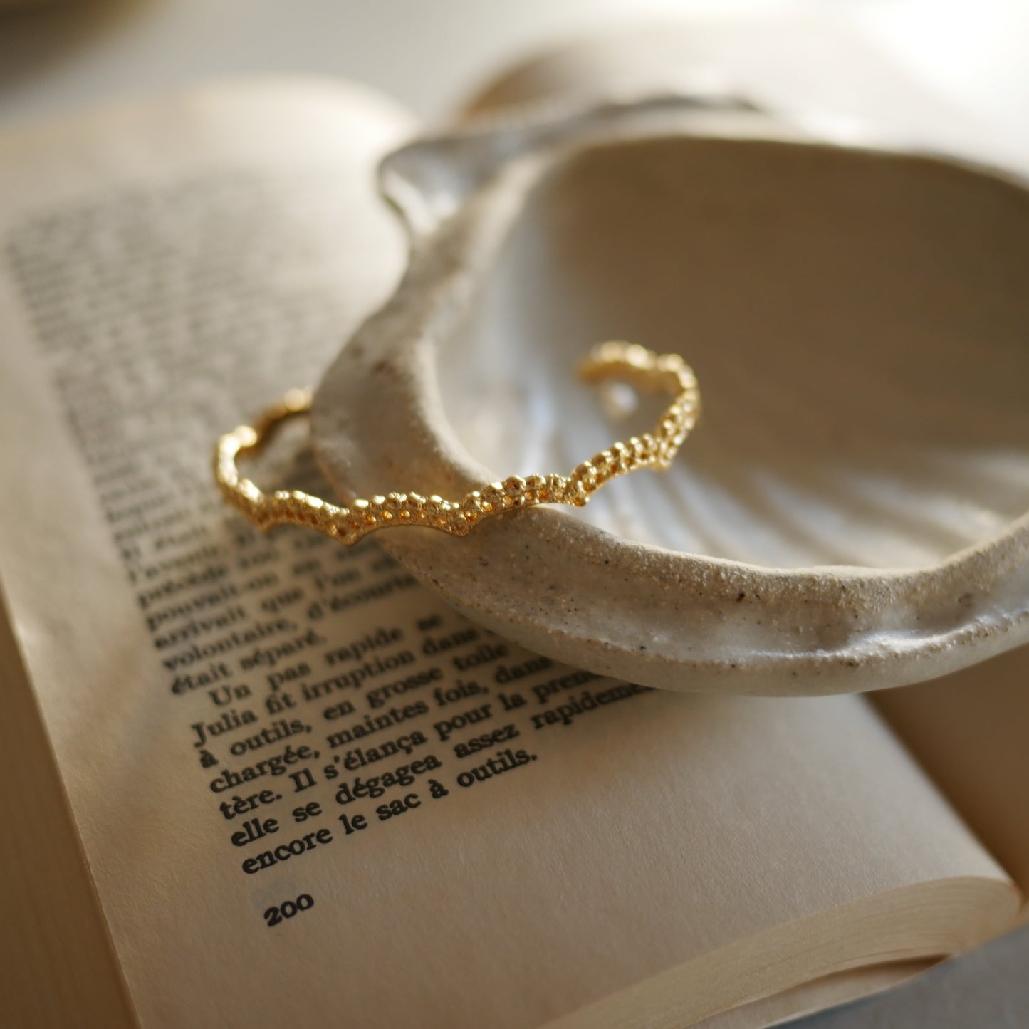 Lace small wave 191迷你珍珠蕾絲手環