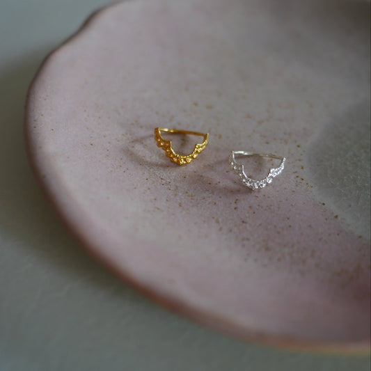 Lace small dot 246蕾絲戒指