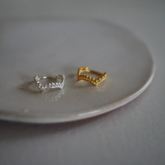 Lace small dot 245蕾絲戒指