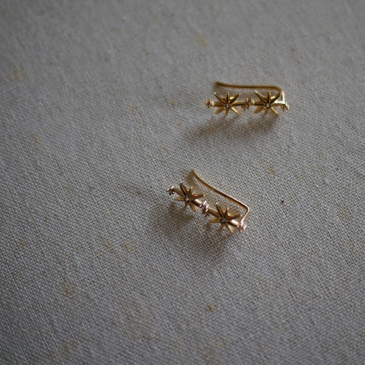 Sena閃亮之星爬耳式耳環