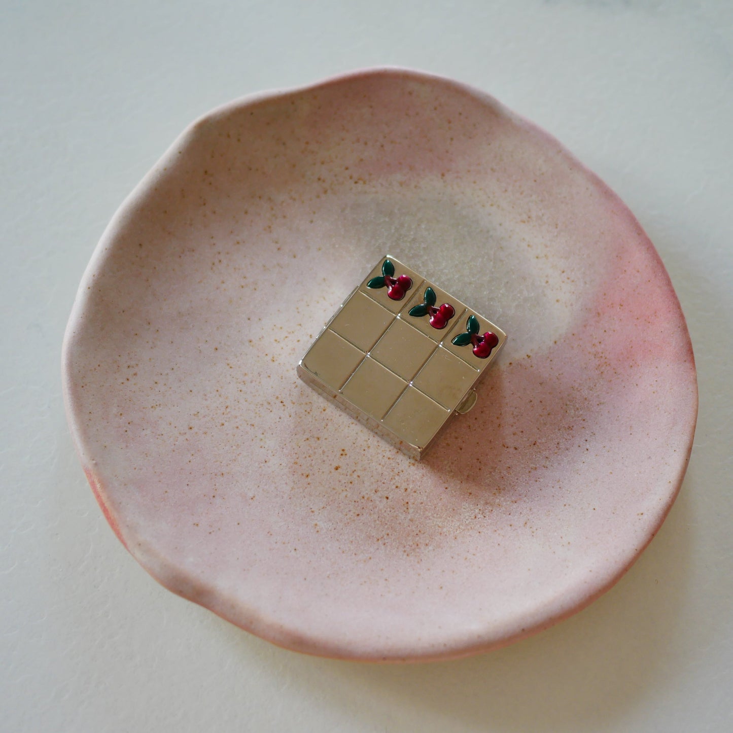 186 Vintage法國Clinique古董粉餅盒