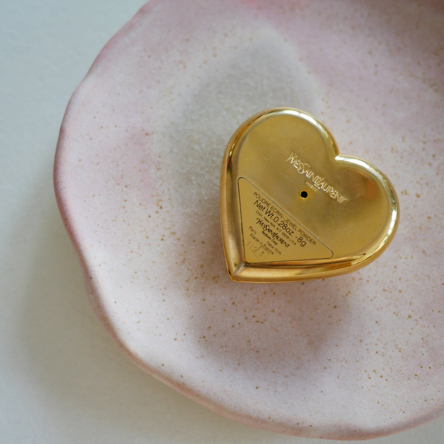 187 Vintage法國Yves Saint Laurent by Robert Goosens古董粉餅盒
