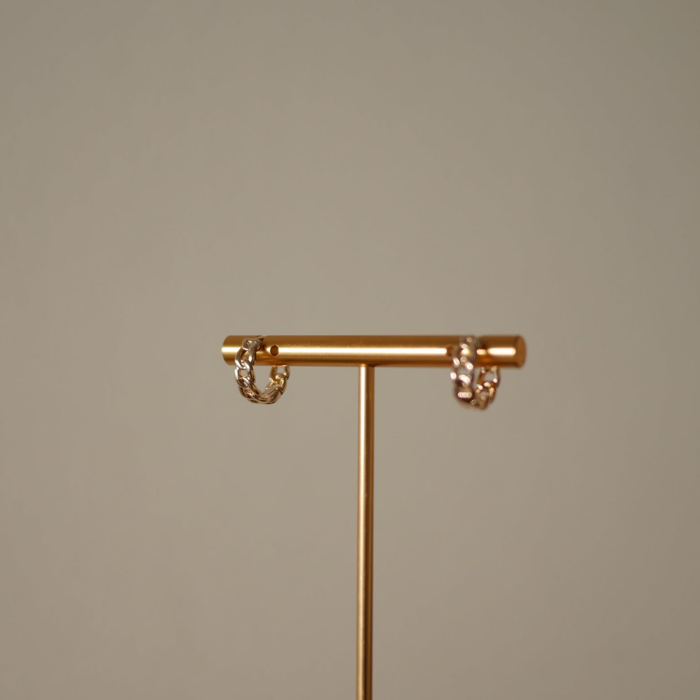 Imani chain hoop earrings // Little Poetry limited pre-order