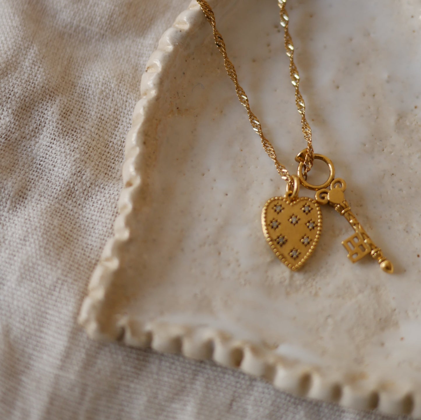 (預購款) Sacha coeur clé幸運之鑰項鍊