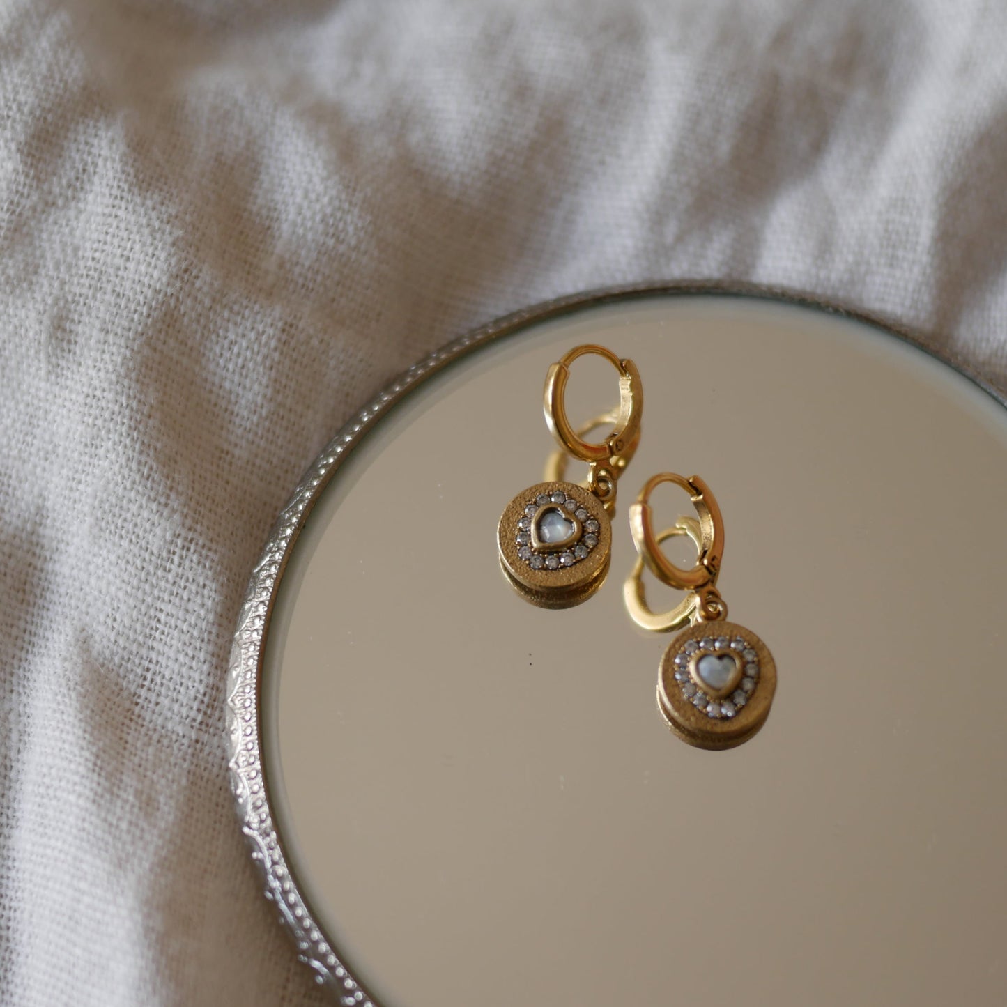 Dolie heart心形環形耳環