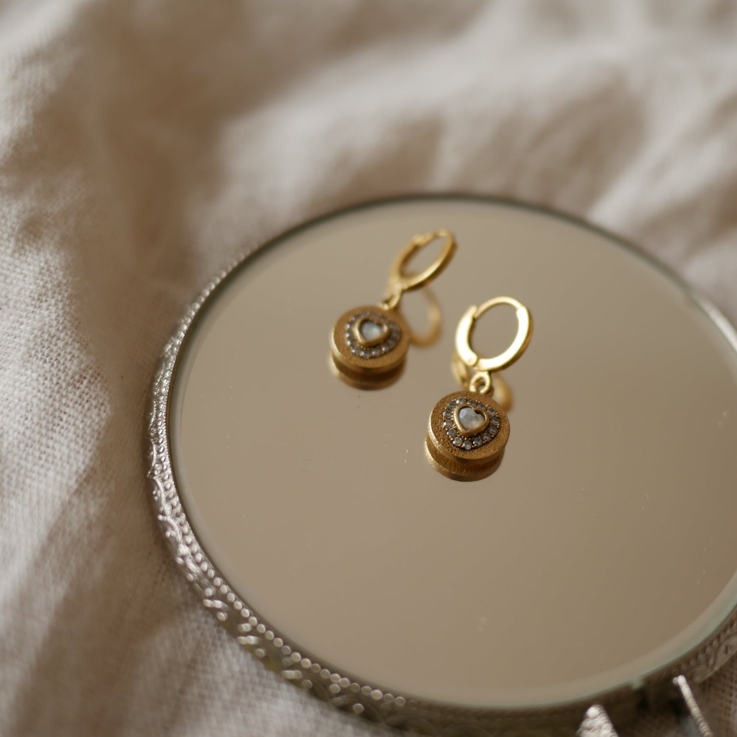 Dolie heart心形環形耳環