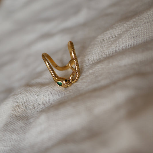 Sissi mariage serpent曲型復古蛇形戒指