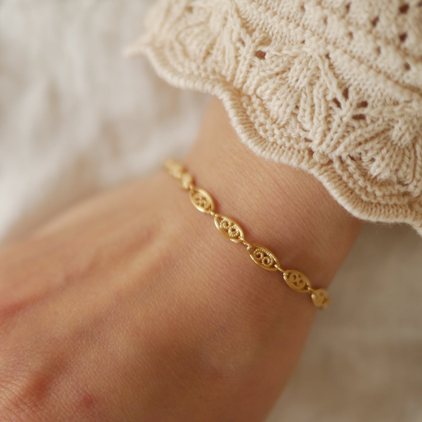 Mini Dentelle復古蕾絲手鍊