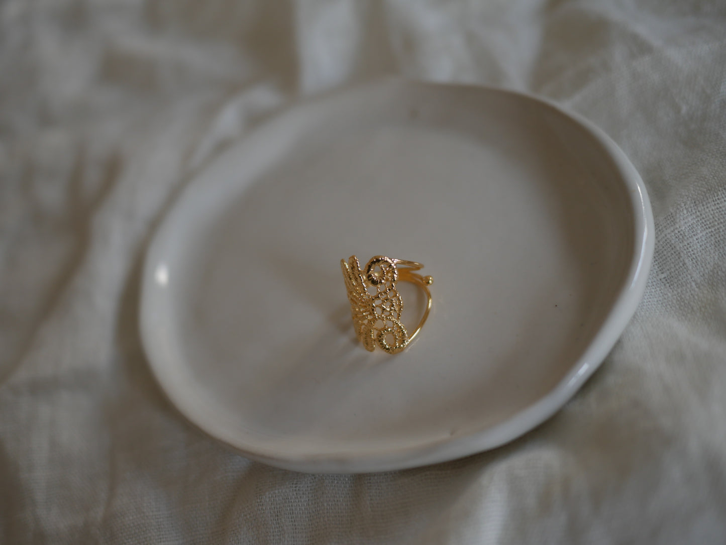 Lace feather 103蕾絲戒指