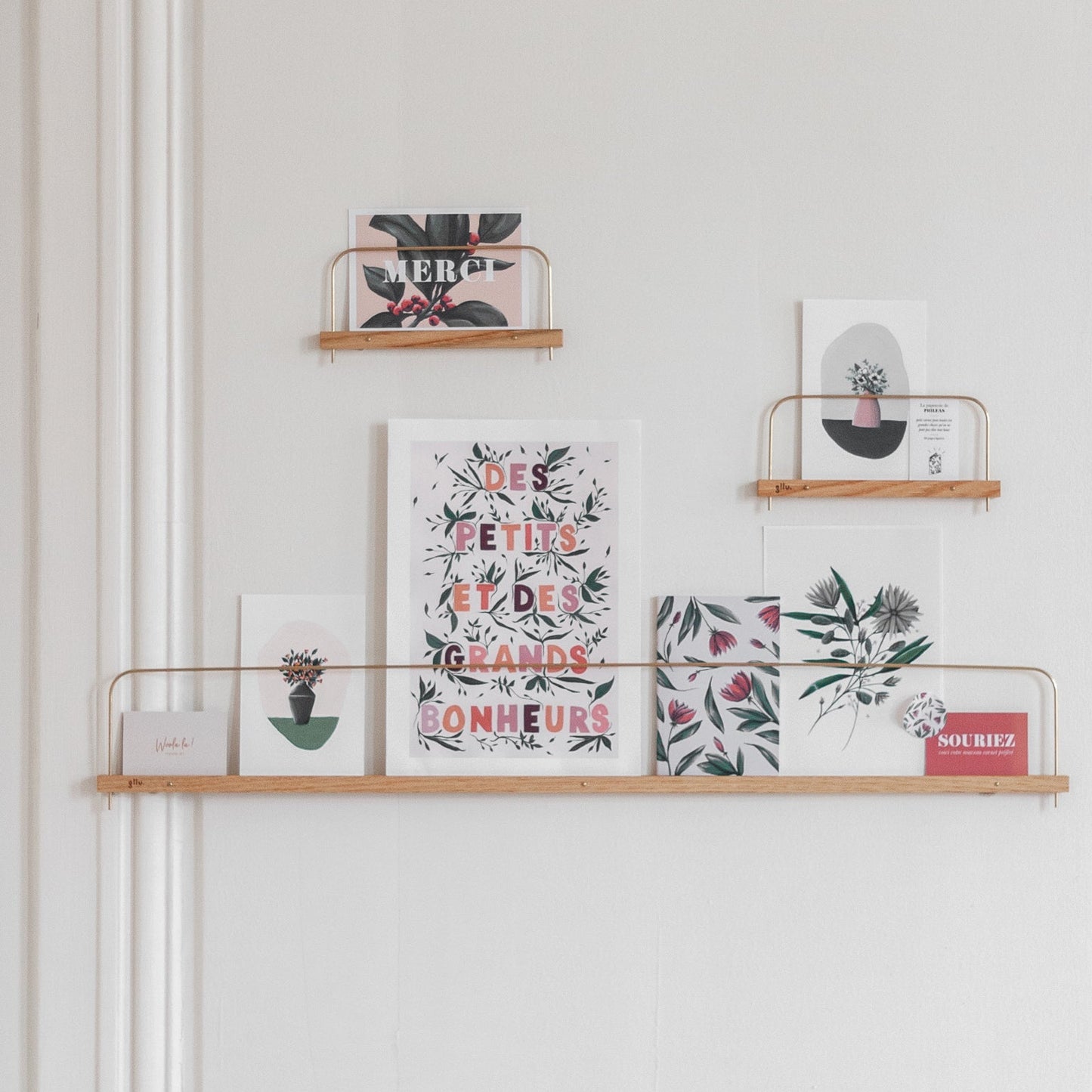 法國Gllu法式工藝木質展示壁架 Super-Poses