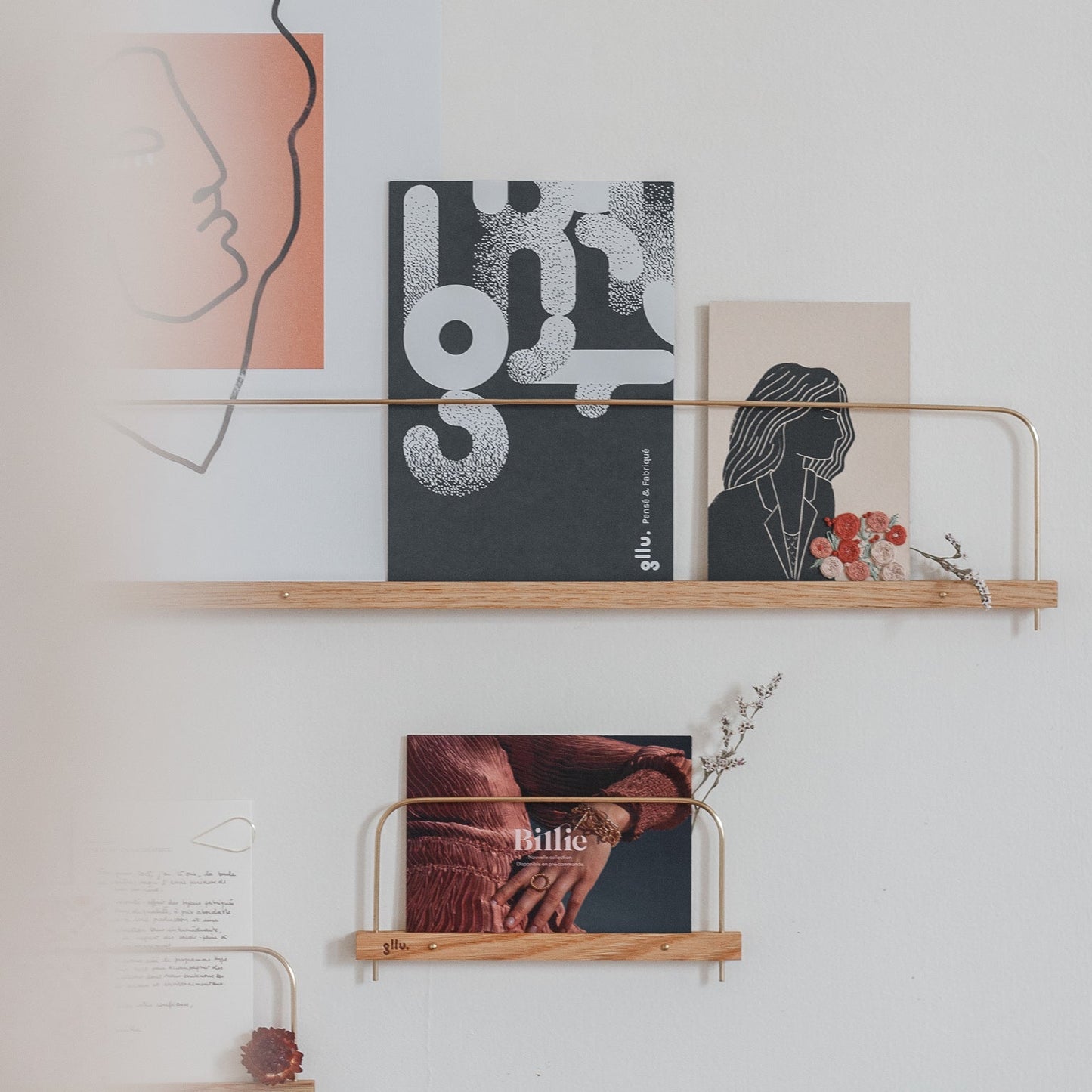 法國Gllu法式工藝木質展示壁架 Super-Poses