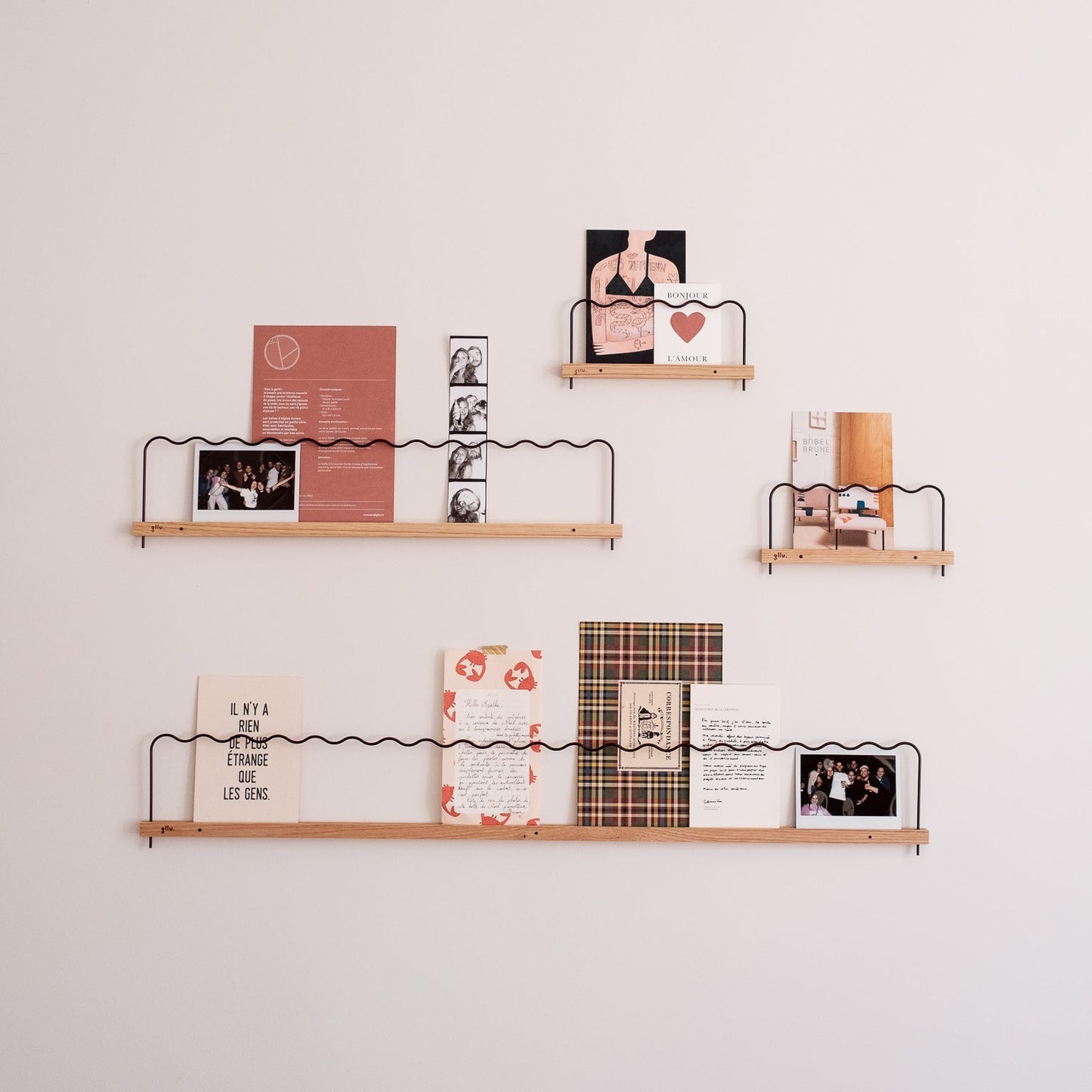 法國Gllu法式工藝木質展示壁架 Super-Poses